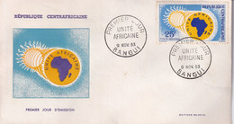Centrafricaine -  Enveloppe 1er Jour - Central African Republic