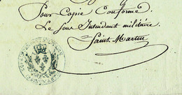 1828 HISTOIRE ACHATS MOULIN A HUILE + MAISON  REMPARTS FORTIFICATIONS DIRECTION DE PERPIGNAN "PORTE SAINT MARTIN" VOIR H - Historical Documents