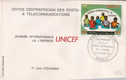 Centrafricaine - Enveloppe 1er Jour - Centrafricaine (République)