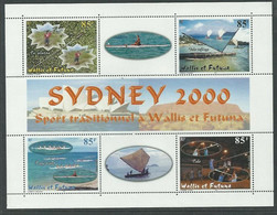 Wallis Et Futuna B. F. N° 9 XX  Jeux Olympiques D'été à Sydney, Le Bloc Sans Charnière TB - Blocks & Sheetlets