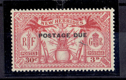 Nouvelles-Hébrides - Taxe N°8 X MH TB - Postage Due