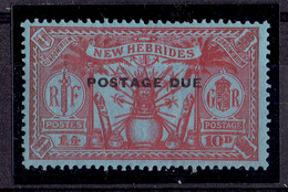 Nouvelles-Hébrides - Taxe N°10 X - Petit Clair - Impuestos