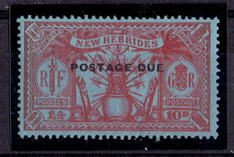 Nouvelles-Hébrides - Taxe N°10 X - Petit Clair - Portomarken