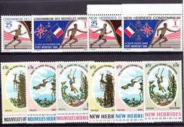 Nouvelles-Hébrides - N°282/291 XX MNH TTB - Lots & Serien