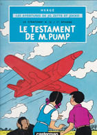 HERGE - " LE TESTAMENT DE M.PUMP " - LES AVENTURES DE JO, ZETTE ET JOCKO - EDITIONS CASTERMAN - EN SUPERBE ETAT. - Jo, Zette & Jocko