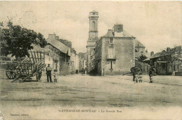 St étienne De Montluc * La Grande Rue Du Village * Villageois - Saint Etienne De Montluc