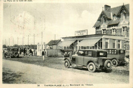 Tharon Plage * Le Boulevard De L'océan * Grand Hôtel De La Plage * Automobile Voiture Ancienne - Tharon-Plage