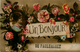 Paulhaguet * Carte Photo * Souvenir Et Un Bonjour De La Commune - Autres & Non Classés