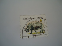 ZIMBABWE  USED STAMPS    ANIMALS - Zimbabwe (1980-...)