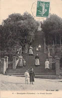 CPA Houlgate - Le Grand Escalier - 1908 - Houlgate