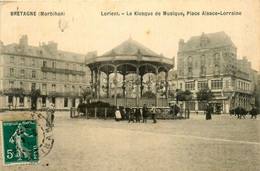 Lorient * La Place Alsace Lorraine * Le Kiosque à Musique * Grand Hôtel De France - Lorient