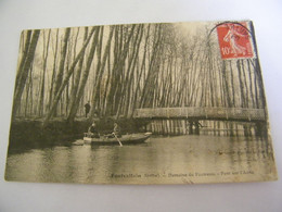 CPA - Pontvallain (72) - Domaine De Fautreau - Pont Sur L'Aune - 1909 - SUP  (GG 86) - Pontvallain