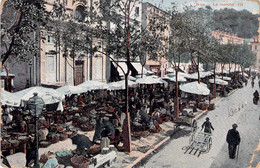 CPA - Nice - Le Marché - Carte Voyagé En 1905 - Marchés, Fêtes