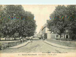 Ste Menehould * La Rue Chanzy Et Le Pont De Pierre - Sainte-Menehould