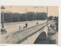 78 MANTES LE PONT CPA BON ETAT - Mantes La Ville