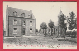 Flobecq ( Houppe ) Eglise Et Maison Des R. Pères - 1906 ( Voir Verso ) - Flobecq - Vloesberg