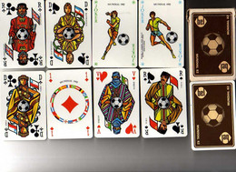 Jeu De 54 Cartes Complet Avec étui Pub BEL FOOT Mundial 82 - 54 Cards