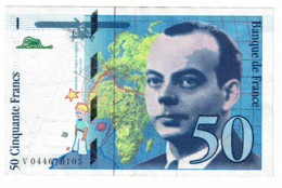 Billet De 50F ( Saint Exupery ) - 50 F 1992-1999 ''St Exupéry''