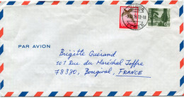 JAPON LETTRE PAR AVION DEPART TOTSUKA 9 XI 76 POUR LA FRANCE - Brieven En Documenten