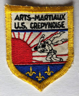 écusson Brodée Arts Martiaux U. S. Crépynoise Crépy En Valois - Martial Arts