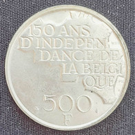 Belgium 1980 - 500 Fr Verzilverd/5 Koningen FR - Boudewijn I - Morin 800 - FDC - 500 Francs