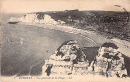 CPA Etretat - Vue Générale De La Plage - LL - Etretat