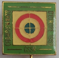 1969 Paris France European Shooting ISSF Championships CZECH REPUBLIC Archery PIN A7/1 - Boogschieten