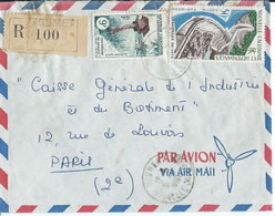 LETTRE RECOMMANDEE PAR AVION 1960 - Storia Postale