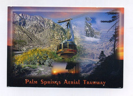 Palm Springs Aerial Tramway - Téléphérique - CP Voyagée Canada Vers France Sans Càd S/TP Mais Avec Marques Fluo En Bas - Palm Springs