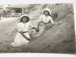 Carte Photo La Panne  Dans Les Dunes A La Panne 1913 Voir Photos - De Panne
