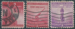 United States,U.S.A,1940 National Defense,Stamps Used - Usados