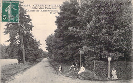 CPA Cernay La Ville - Cote Des Pucelles - Route De Rambouillet - Animé - Cernay-la-Ville