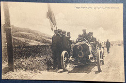 "SPA" PRIMA ARRIVATA TARGA FLORIO 1910 PALERMO  (Car Racing Italy Ppc Cartoline Automobile - Palermo