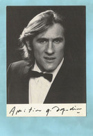 Autographes Gérard Depardieu - Autografi