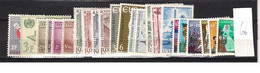 1966 MNH Luxemburg Year Complete According To Michel, Postfris** - Années Complètes