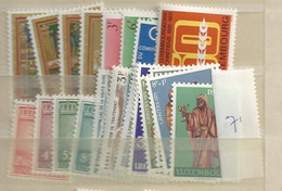 1971 MNH Luxemburg Year Complete According To Michel, Postfris** - Années Complètes