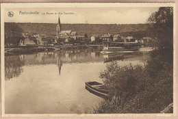 BE. BELGIE. NAMEN. PROFONDEVILLE. LA MEUSE ET - LE TOURISE -. PASSAGIERSBOOT. VEUS CHOUSES DE VALLÉE DE LA MEUSE - Profondeville