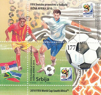 SERBIA Block 8,unused,football - 2010 – Afrique Du Sud