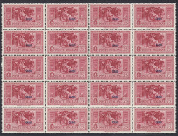 1932 Blocco Di 20 Valori Sass. 22 MNH** Cv 2800 - Ägäis (Caso)