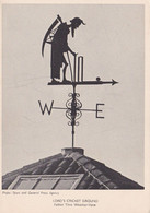 Great Britain - Lords Cricket Ground Father Time Weather Vane - Unposted - Críquet