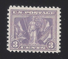 US #537 1919 Violet Unwmk Perf 11 MNH F-VF Scv $20 - Unused Stamps