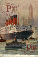 Cunard Liner Aquitania  CHERBOURG STAMP 1926 PAQUEBOT   WHITE STAR LINE - Passagiersschepen
