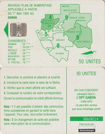 476/ Gabon; P22. Green Map, 50 Ut., Yellow CN - Gabun