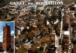 9921 CANET VILLAGE Vue Aérienne    (recto-verso) 66 Pyrénées Orientales - Canet En Roussillon