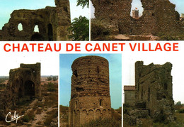 9922 CANET VILLAGE Eglise Saint Martin Du Château     (recto-verso) 66 Pyrénées Orientales - Canet En Roussillon