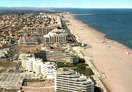 9935 CANET SAINT NAZAIRE Vue Aérienne De La Plage, Canet Sud,  Le Centre       (recto-verso) 66 Pyrénées Orientales - Canet En Roussillon