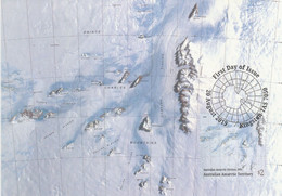 Antarctique Australien Cartographie Map Australian Antarctic Sheet Mapping The AAT Prince Charles Map 1993 Cartography - Tarjetas – Máxima