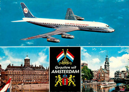 KLM Royal Dutch Airlines * Compagnie Aérienne * Avion * Groeten Uit Amsterdam * Aviation - 1946-....: Ere Moderne
