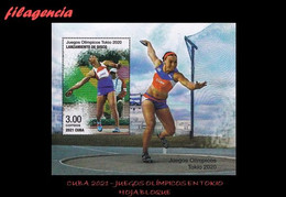 CUBA MINT. 2021-11 JUEGOS OLÍMPICOS EN TOKIO. HOJA BLOQUE - Nuovi