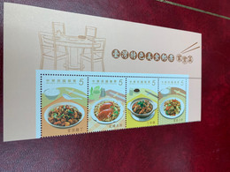 Taiwan Stamp MNH Food Gastronomy Crabs Cock - Neufs